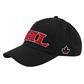 IHL 28782 Black One Size Baseball Cap with Velcro Closure