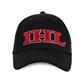 IHL 28782 Black One Size Baseball Cap with Velcro Closure