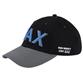 SAX 28786 Two Tone Black & Grey Baseball Cap with Adjustable Closure