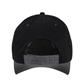 SAX 28786 Two Tone Black & Grey Baseball Cap with Adjustable Closure