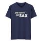 SAX Men's Navy Short Sleeve Cotton T-Shirt 