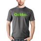 Gekko Men's Grey Short Sleeve Cotton T-Shirt