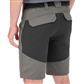 DuraDrive Men's LIBERATOR Grey and Black Stretch Work Shorts with Zipper Pocket