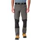 DuraDrive Men's LIBERATOR Grey and Black Stretch Work Pants with Zipper Pocket