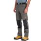 DuraDrive Men's LIBERATOR Grey and Black Stretch Work Pants with Zipper Pocket