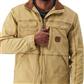 DuraDrive Men's SONI Khaki Vintage Lined Utility Jacket