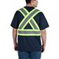 DuraDrive Men's Navy Hi-Vis Short Sleeve Cooling Safety T-Shirt