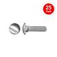 H Paulin 1/2 in. x 6 in. Zinc Coated Carriage Bolts (25-Box)