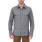 DuraDrive Men's HERO RED LABEL Grey Ripstop Long Sleeve Work Shirt