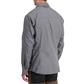 DuraDrive Men's HERO RED LABEL Grey Ripstop Long Sleeve Work Shirt
