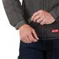 DuraDrive Men's URBAN RED LABEL Grey Waterproof Fleece Lined Jacket