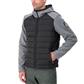 DuraDrive Men's WIZARD GREEN LABEL Black and Grey Quilted Hooded Jacket