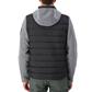 DuraDrive Men's WIZARD GREEN LABEL Black and Grey Quilted Hooded Jacket