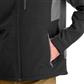 DuraDrive Men's FIGHTER GREEN LABEL Black and Grey Water Resistant Hooded Softshell Jacket