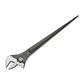 Williams 13625A 15 in. Black Phosphate Finish Steel Adjustable Construction Tapered Spud Handle Tether Wrench with 1-1/2 in. Jaw Opening
