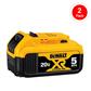 DEWALT DCB205-2 20-Volt MAX XR 5.0 Ah Lithium-Ion Battery (2-Pack)