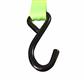 Gekko AH-003C 1 in. x 12 ft. 470 lb. Working Load Limit Spring Retractable Ratchet Tie Down Strap with S-Hooks (2-Pack)