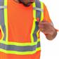 DuraDrive Men's Deluxe Orange Hi-Vis Short Sleeve Cotton Rich Safety T-Shirt