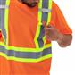 DuraDrive Men's Orange Hi-Vis Short Sleeve Cotton Safety T-Shirt