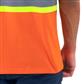 DuraDrive Men's Orange Hi-Vis Short Sleeve Cotton Safety T-Shirt