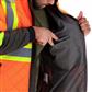 DuraDrive Men's Orange Hi-Vis Lined Freezer Jacket