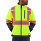 DuraDrive Men's Yellow Hi-Vis Lined Freezer Jacket