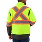 DuraDrive Men's Yellow Hi-Vis Lined Freezer Jacket