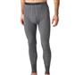 STANFIELD'S 9512 Men's Essentials Waffle-Knit Charcoal Thermal Long John