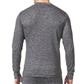 STANFIELD'S 8813 Men's Two-Layer Merino Wool Long Sleeve Crew Neck Charcoal Thermal Shirt