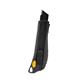 SABERCUT RUBBER CUSHION NON SLIP GRIP AUTO-LOCK SNAP OFF UTILITY KNIFE 18MM