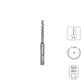 SABERCUT 1/4 in. x 4 in. SDS PLUS 3-Cutter Carbide Tip Concrete & Rebar Drill Bit