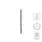 SABERCUT 1/2 in. x 6 in. SDS PLUS 3-Cutter Carbide Tip Concrete & Rebar Drill Bit