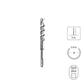 SABERCUT 5/8 in. x 6 in. SDS PLUS 3-Cutter Carbide Tip Concrete & Rebar Drill Bit
