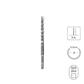 SABERCUT 9/16 in. x 8 in. SDS PLUS 3-Cutter Carbide Tip Concrete & Rebar Drill Bit