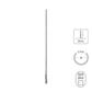 SABERCUT 1/4 in. x 18 in. SDS PLUS 3-Cutter Carbide Tip Concrete & Rebar Drill Bit