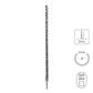 SABERCUT 3/4 in. x 24 in. SDS PLUS 3-Cutter Carbide Tip Concrete & Rebar Drill Bit