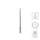 SABERCUT 1/4 in. x 8 in. SDS PLUS 2-Cutter Carbide Tip Concrete Drill Bit