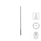SABERCUT 3/16 in. x 12 in. SDS PLUS 2-Cutter Carbide Tip Concrete Drill Bit