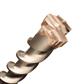 SABERCUT  1-1/8 in. x 36 in. SDS MAX 6-Cutter Carbide Tip Concrete & Rebar Hammer Drill Bit