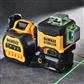 DEWALT TSTAK-compatible  Laser Kit DCLE34030G 20-Volt MAX Lithium-Ion Cordless 3-Beam 360-Degree Green Line