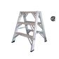 DuraDrive 3 ft. Aluminum Sawhorse Step Ladder with 300 lb. Load Capacity