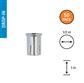 DuraDrive 1/2 in. Lipped Short Drop-in Anchor (50-Pack)