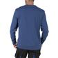 DURADRIVE LINK L/S HENLEY SHIRT WITH CHEST POCKET - BLUE OR HEATHER GREY