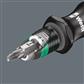 Wera 05104650001 846/8 1/4 in. Bitholding Quick-Release Chuck Screwdriver and 3-Flute Countersink Bits Set (8-Piece)