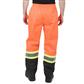 DURADRIVE MEN'S HI-VIS REFLECTIVE TAPE RIPSTOP RAIN PANTS - ORANGE