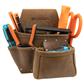 BOSSA 9-Pocket Leather Framers Tool Pouch