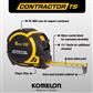  Komelon Contractor TS 8m/26 ft, 1-1/4in. wide blade Tape Measure