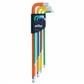 Wiha 66980 Metric Ball End Colour Coded Hex L-Key Set (9-Piece)