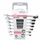 Wiha 30393 SAE Ratcheting Combination Wrench Set (7-Piece)