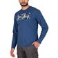 Duradrive Compass Camo Print Long Sleeve Crew Neck T-shirt